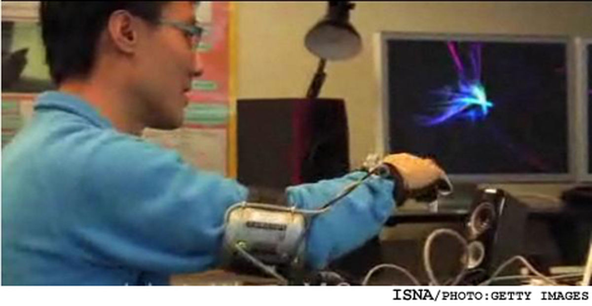 ابداع دستكشي برای آواز خواندن/عکس