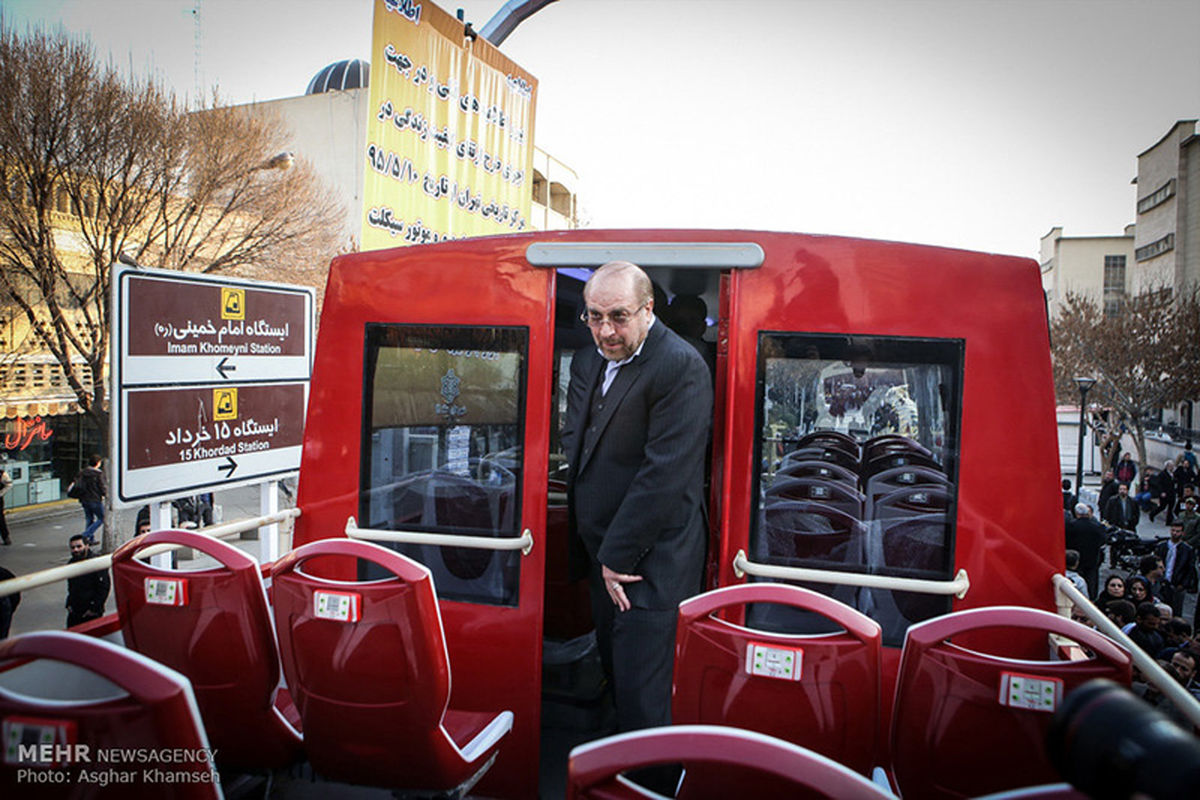 تصاویر: اتوبوس دو طبقه جدید در تهران