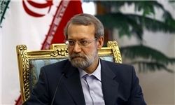 دیدار رئیس دومای دولتی سوریه با لاریجانی