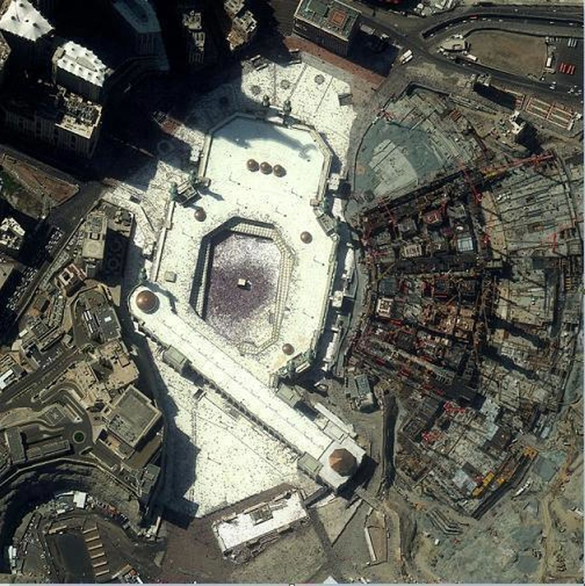 کعبه از بلندترین نقطه زمین/عکس