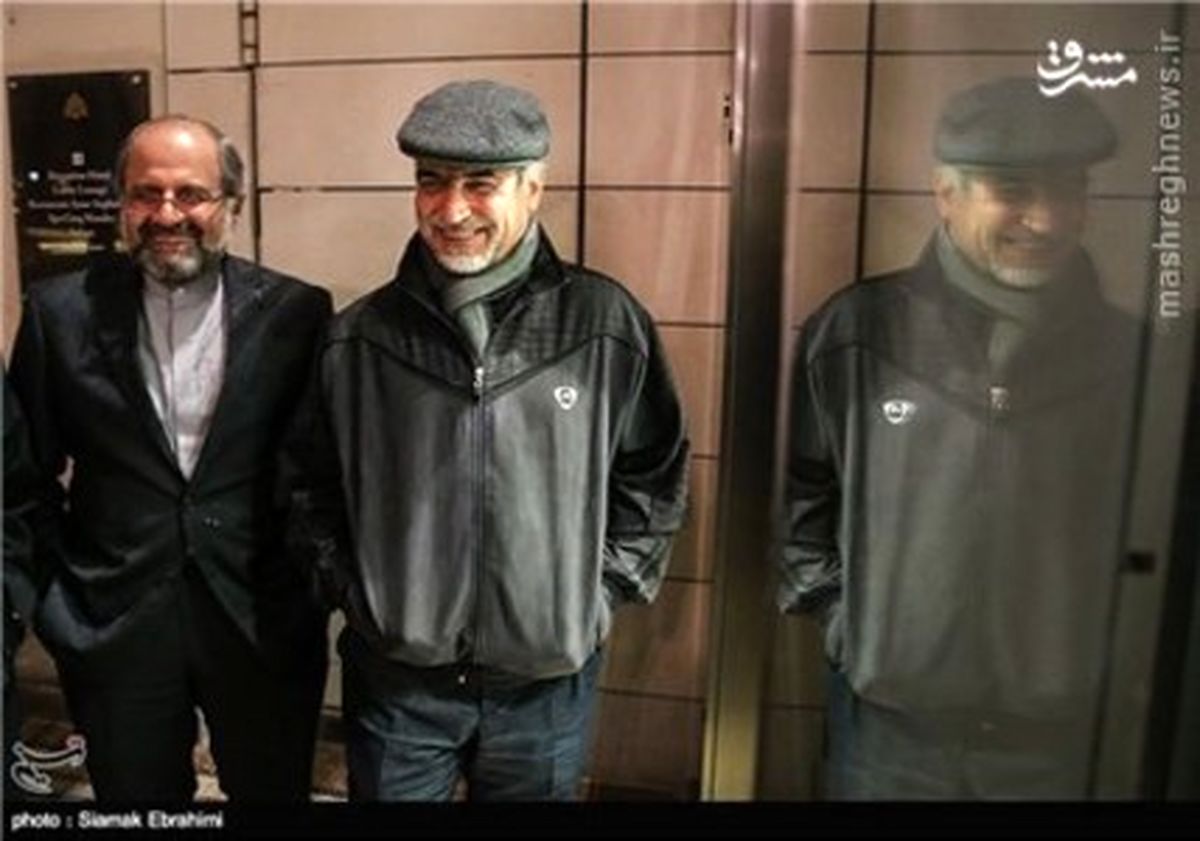 عکس/ تیپ بارانی حسین فریدون در لوزان