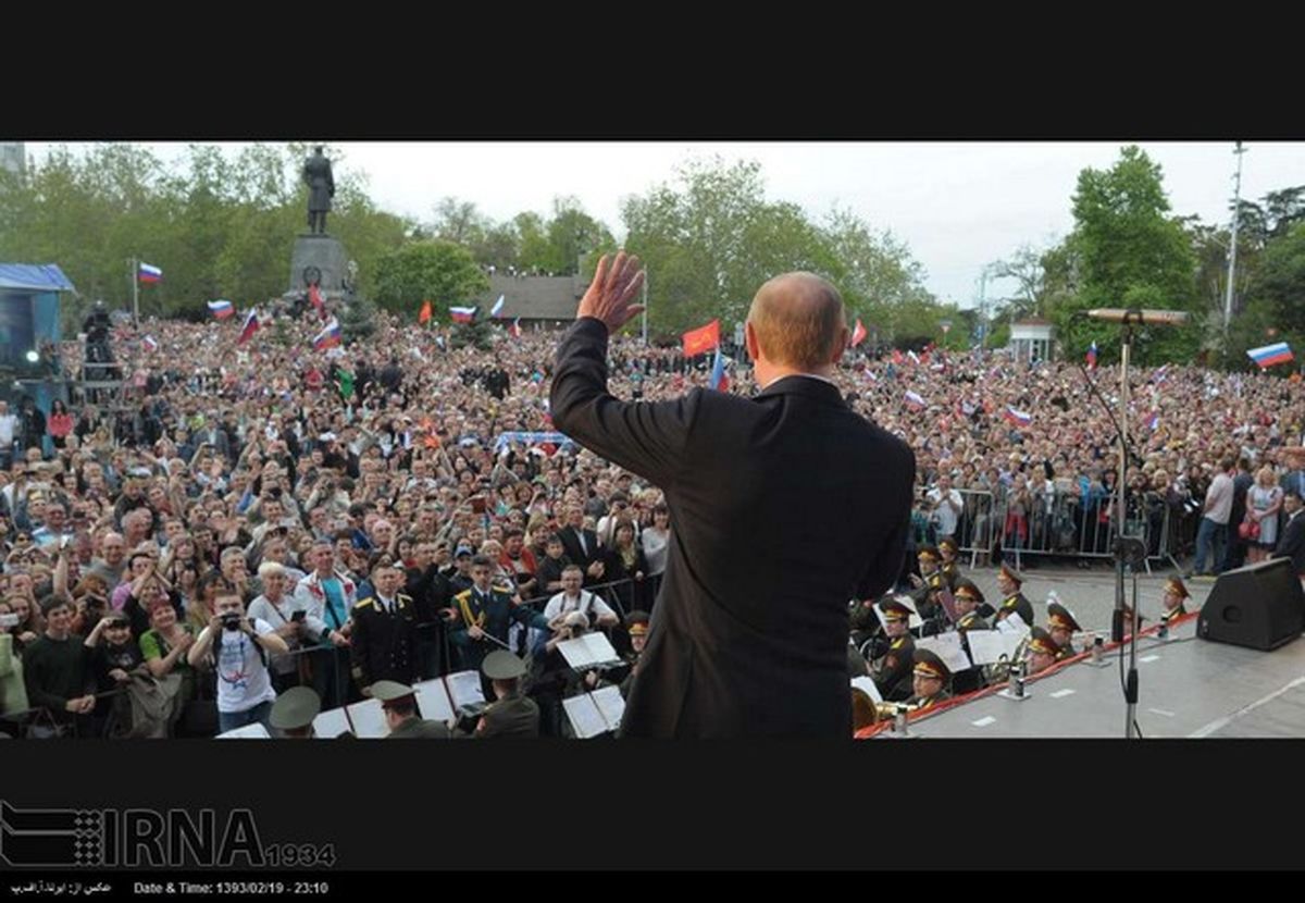 حضور پوتین در کریمه/تصاویر