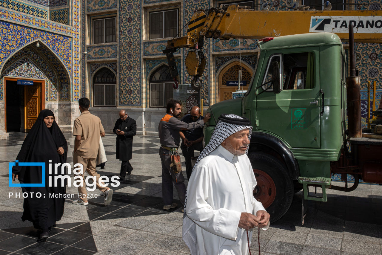 تصاویر: مهمانان حرم