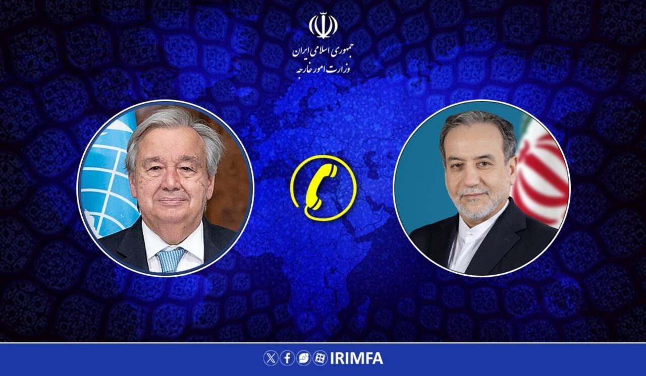 گفت‌وگوی گوترش با عراقچی 