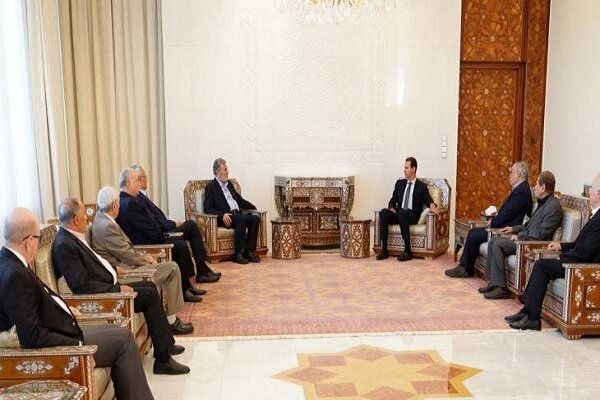 جزئیات دیدار بشار اسد با هیات فلسطینی
