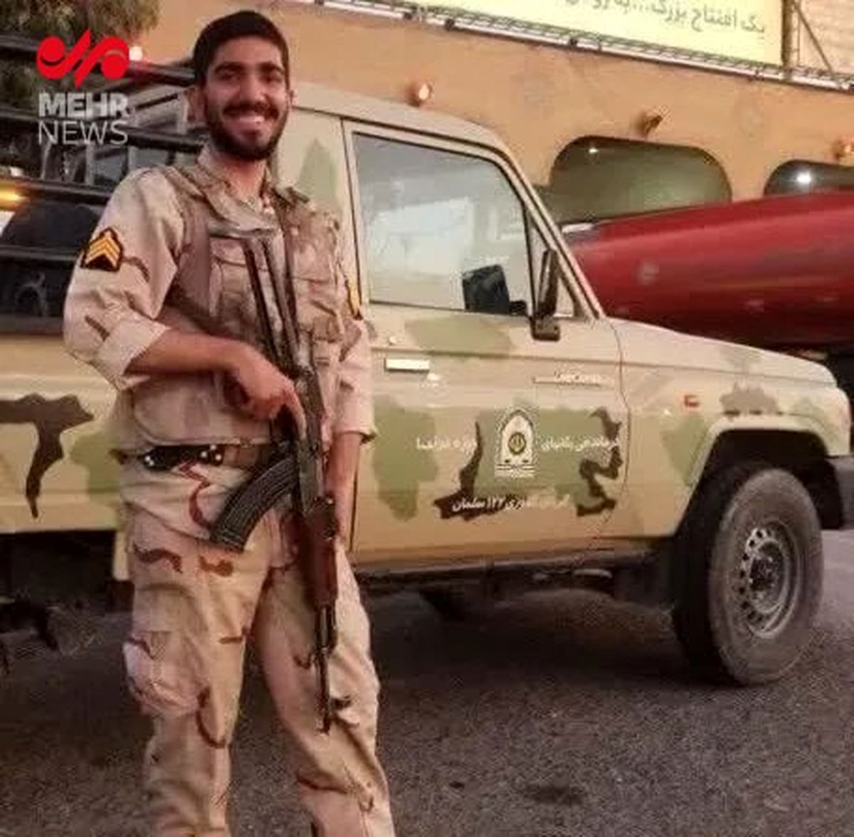 تکاور پلیس قم در برخورد عمدی خودروی شوتی به شهادت رسید