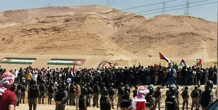 اردنی‎ها برای حمایت از مقاومت عازم مرز فلسطین شدند