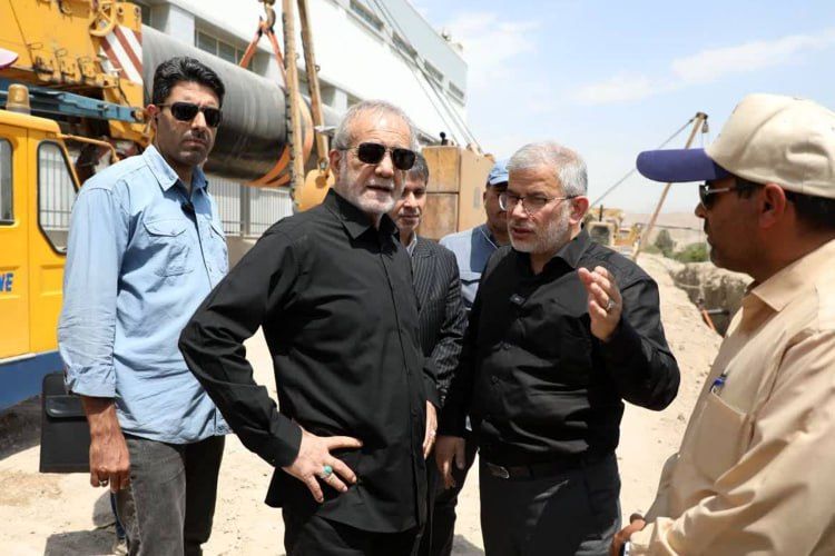 تصاویر: بازدید رئیس‌جمهور از پروژه‌های عمرانی‌ البرز
