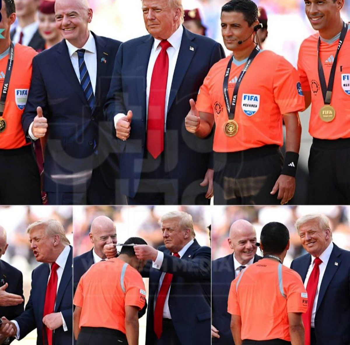  ناداوریِ فغانی علیه ایرانی‌ها / تصاویر اهدای مدال به فغانی توسط ترامپ 