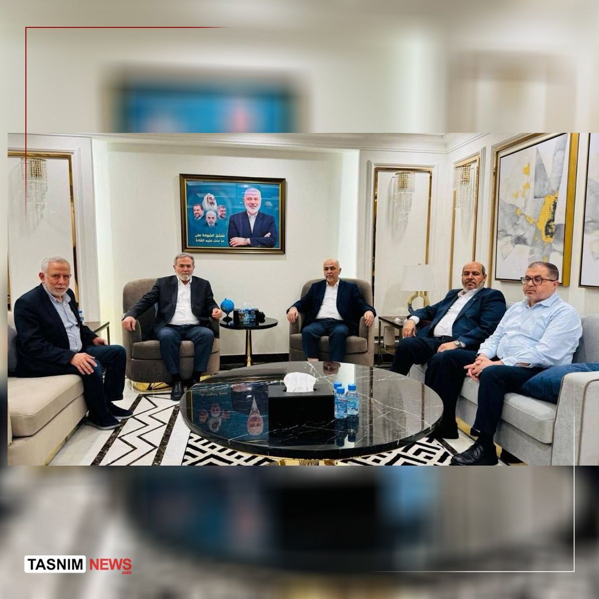 دیدار و رایزنی هیات‌های حماس و جهاد اسلامی