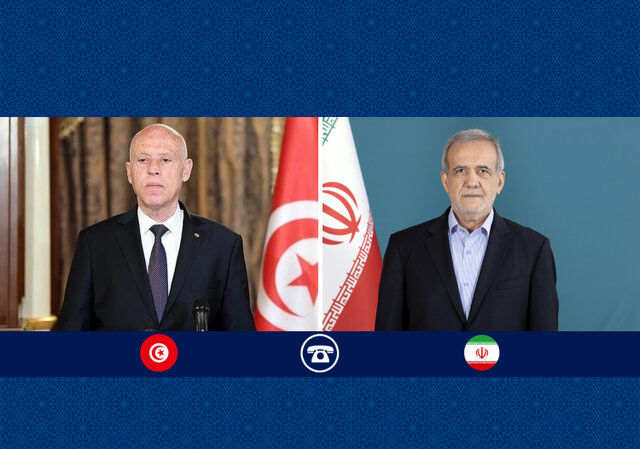 گفت‌وگوی عیدانه رؤسای جمهور ایران و تونس