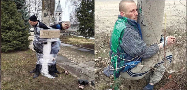 برخورد اوکراینی ها با غارتگران در جنگ خبرساز شد+عکس