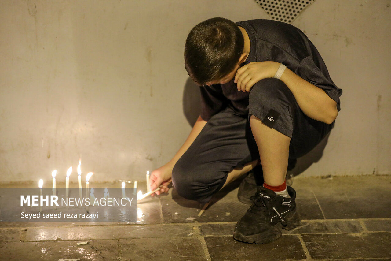 تصاویر: مراسم شام غریبان حسینی در میدان امام حسین (ع) تهران