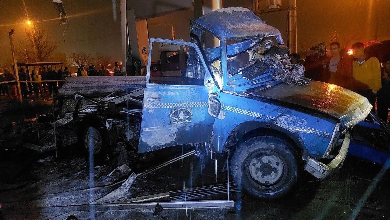 انفجار کپسول گاز خودرو در قزوین با ۶ مصدوم و یک فوتی  