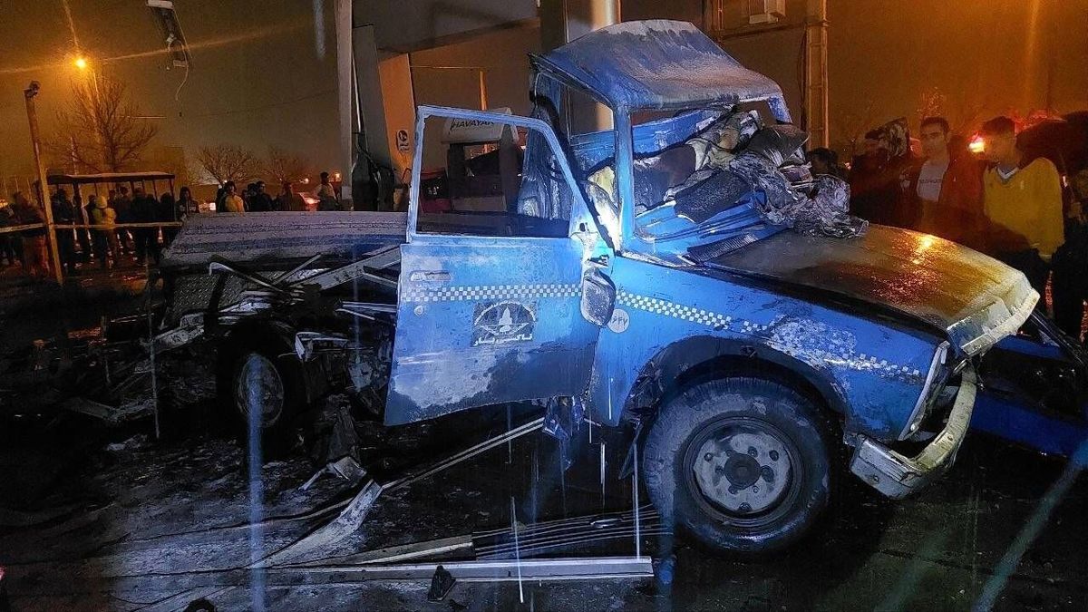 انفجار کپسول گاز خودرو در قزوین با ۶ مصدوم و یک فوتی