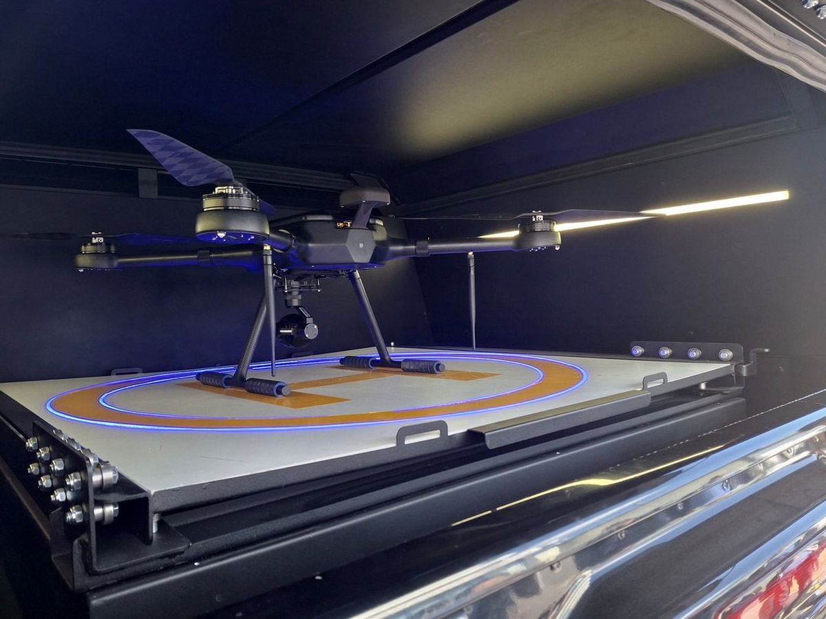 رونمایی از پهپادهای پلیس راهور 