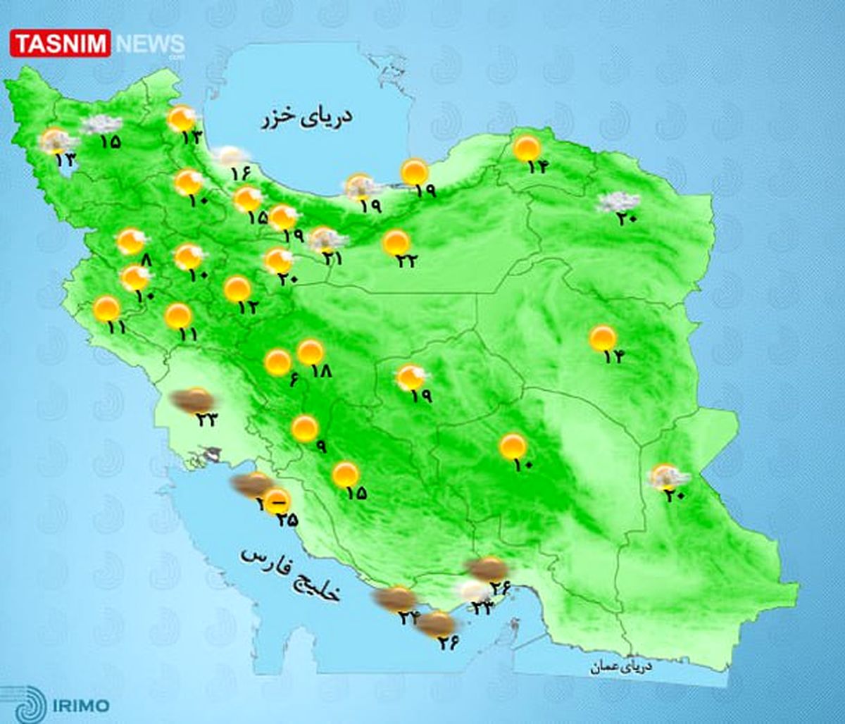 تهران بارانی می‌شود