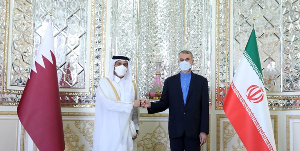 وزیرخارجه قطر با امیرعبداللهیان دیدار کرد