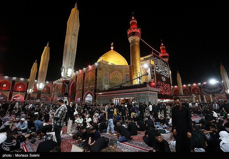  حال و هوای حرم مطهر حضرت علی (ع) در آستانه اربعین