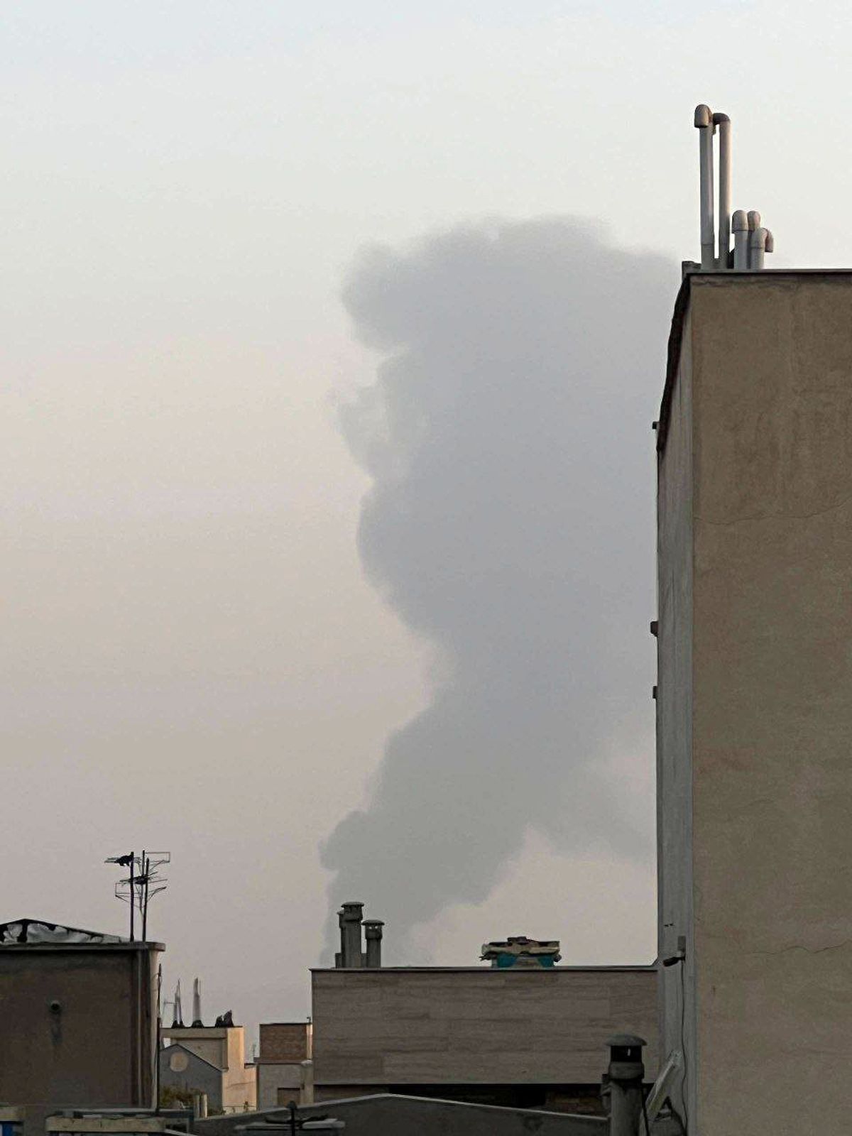 تصویری جدید از آتشسوزی جنوب تهران