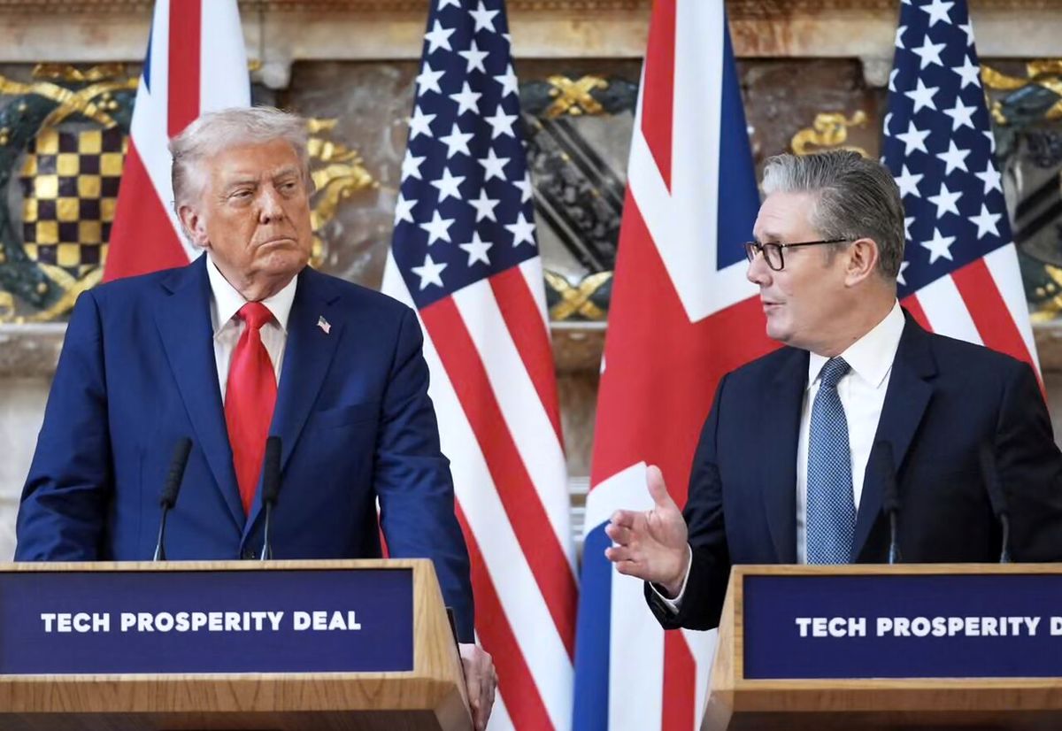 ترامپ: با لندن برای شناسایی فلسطین مخالفم 