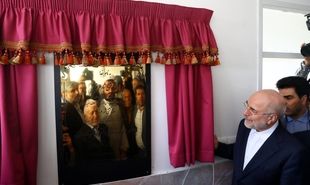  افتتاح خانه کشتی شهدای طرقبه با حضور قالیباف