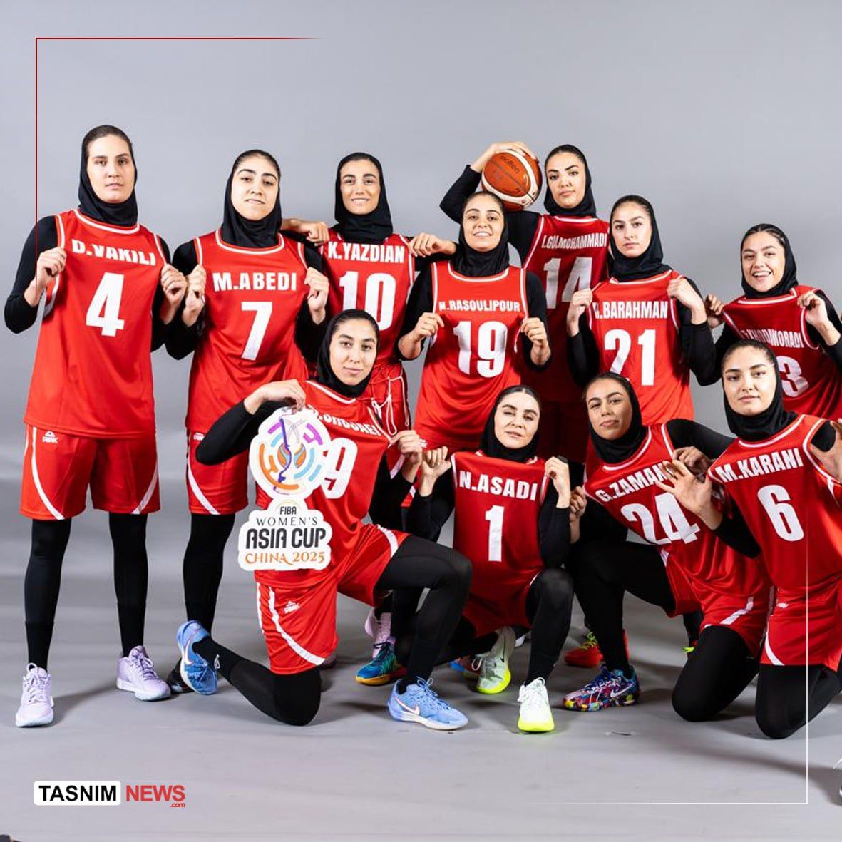 نایب قهرمانی تیم ملی بسکتبال بانوان در سطح دو آسیا 