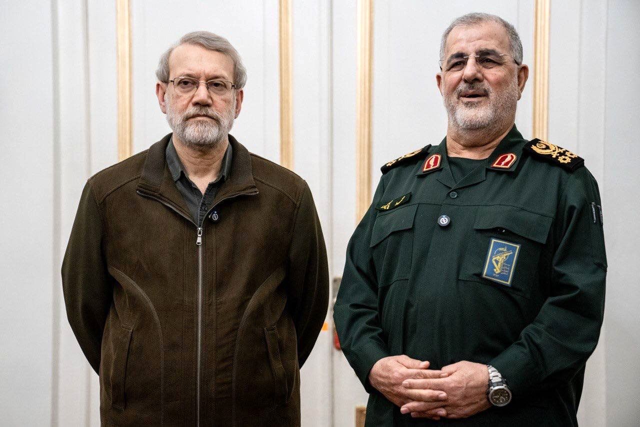 دیدار مهم علی لاریجانی با فرمانده کل سپاه + عکس