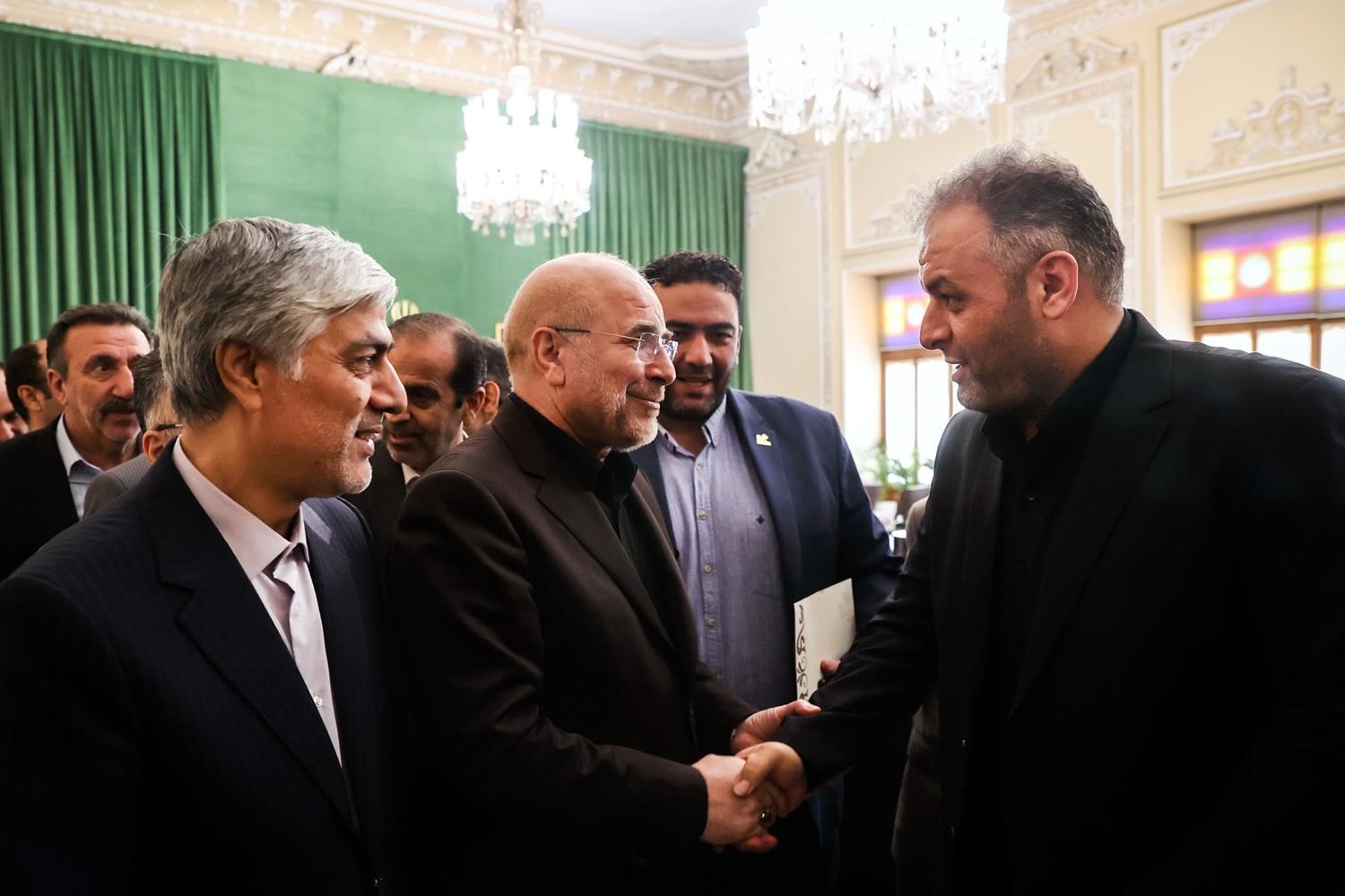 دیدار رؤسای فدراسیون‌های ورزشی با قالیباف