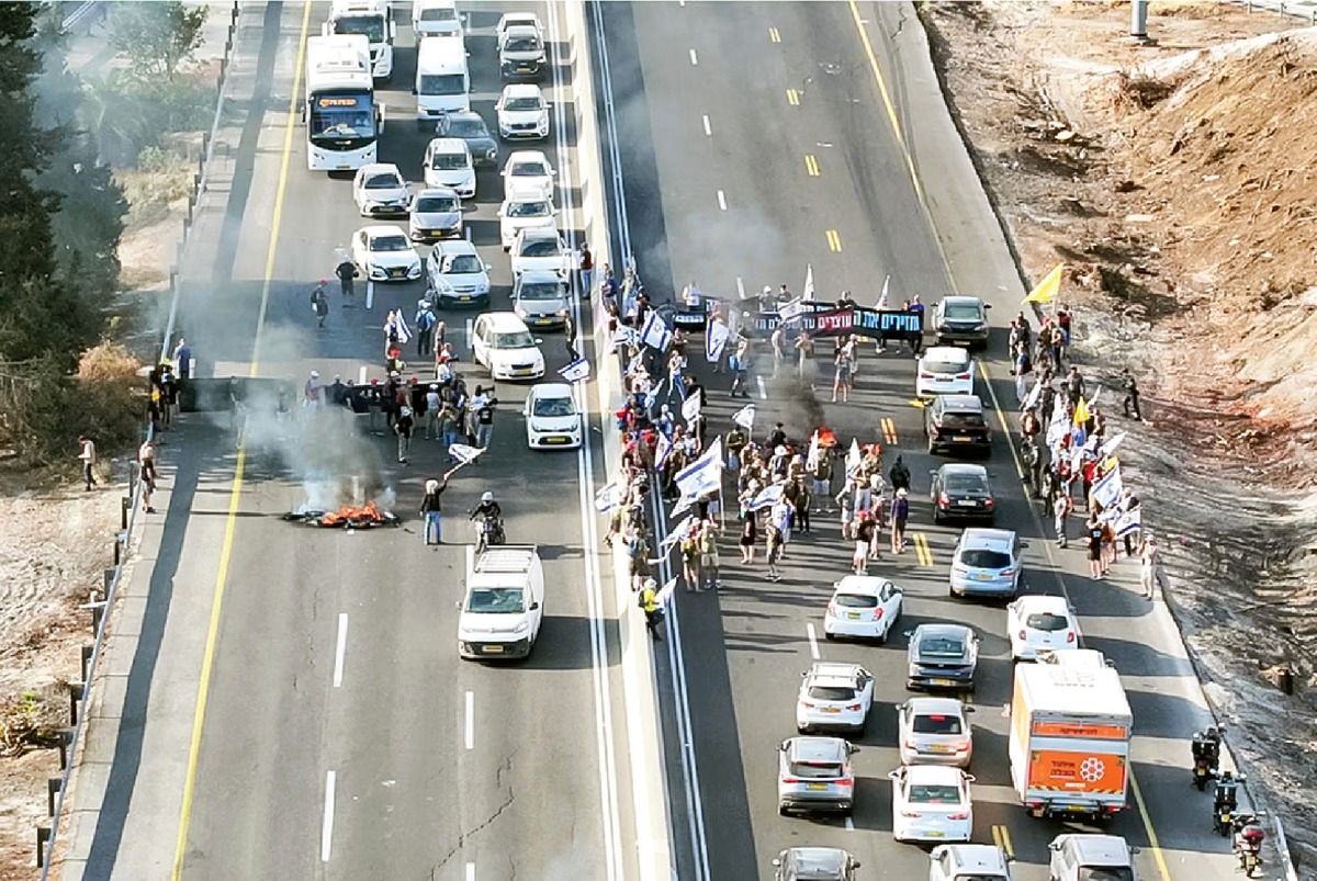 آب اعتراضات در لانه نتانیاهو