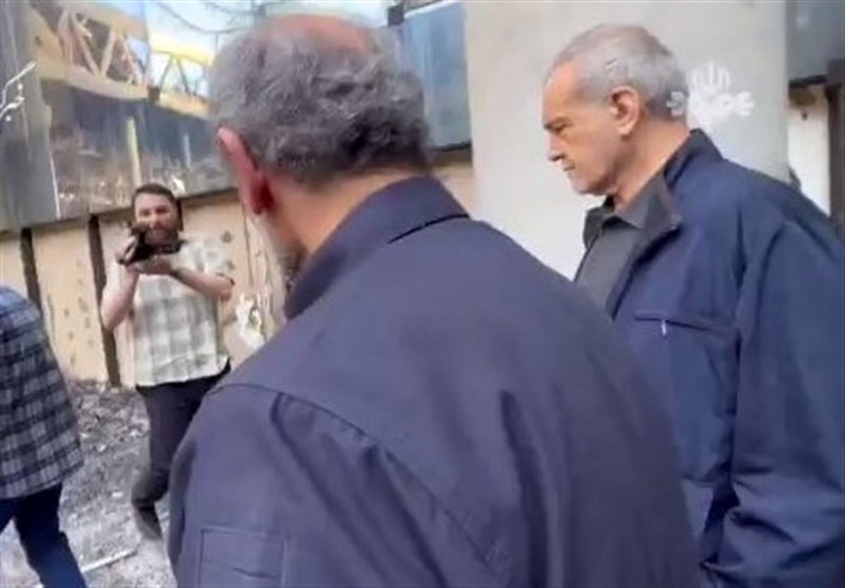بازدید رئیسجمهور از ساختمان شیشهای صداوسیما +فیلم