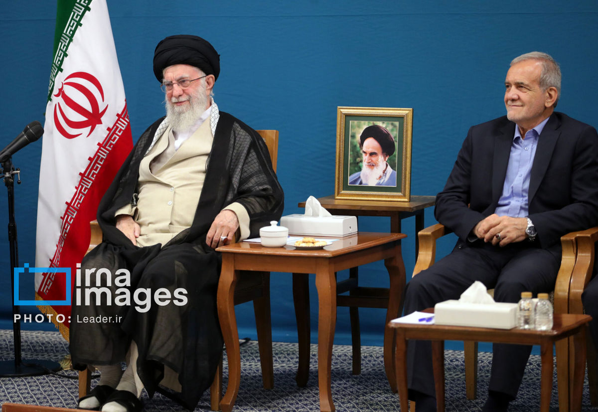 دیدار رئیس‌جمهور با رهبر انقلاب پیش از حضور در نشست مجمع عمومی سازمان ملل