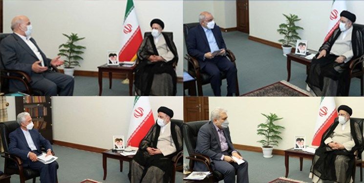 دیدار جمعی از وزرا و مسئولان با رئیسی/ رئیس جمهور منتخب:دانشگاه‌ها باید برای حل مشکلات اساسی کشور وارد میدان شوند