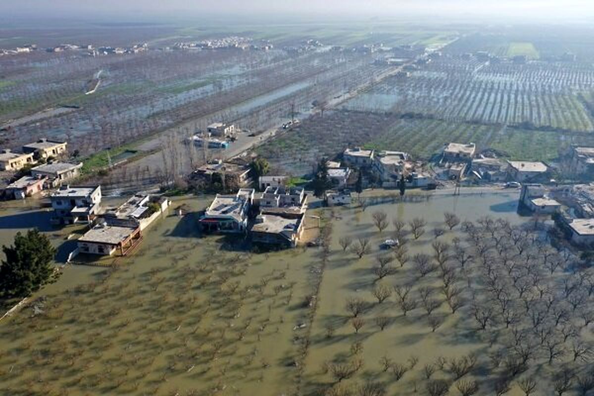 شکستن سد خاکی در سوریه /فرار هزاران نفر از بیم غرق شدن+ تصاویر