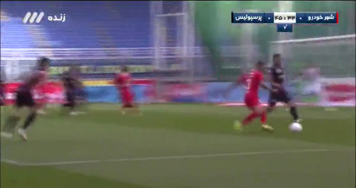 گل اول پدیده به پرسپولیس +فیلم