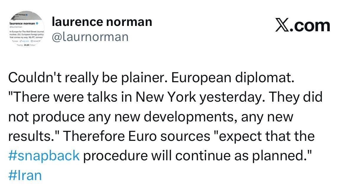 تازه ترین خبر خبرنگار وال استریت ژورنال از مذاکرات ایران