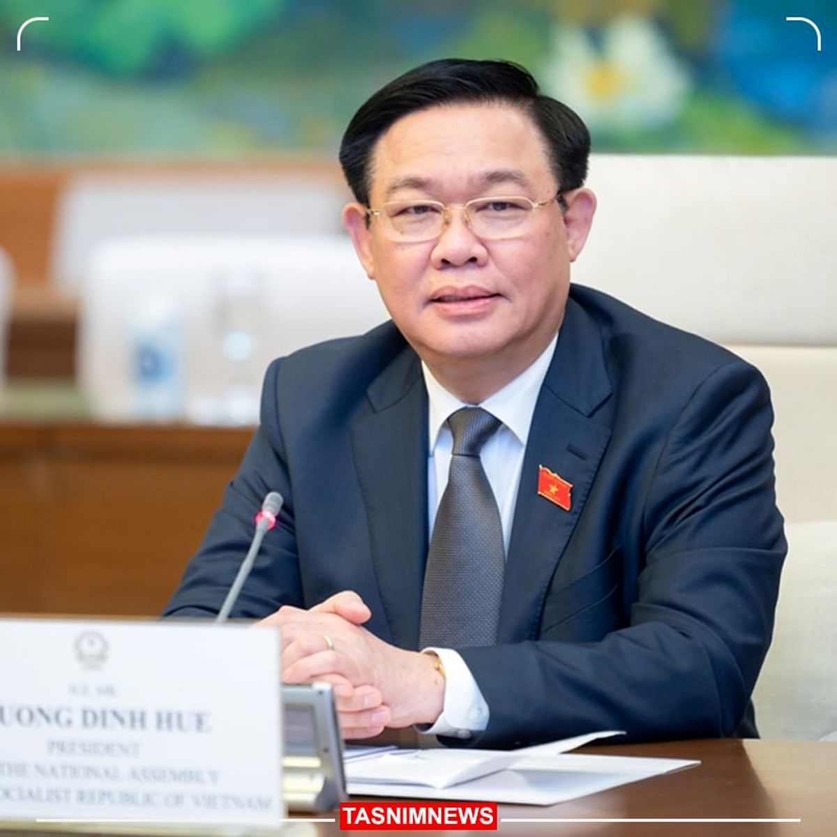 رئیس مجلس ویتنام وارد ایران شد