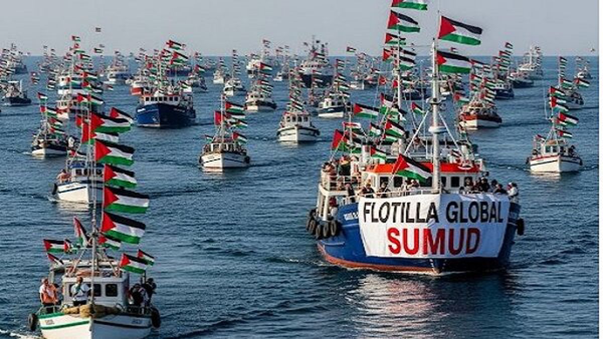 گفتوگوی جالب با ایرانی حاضر در صمود؛ صمودیها از موشکهای ایران میگفتند