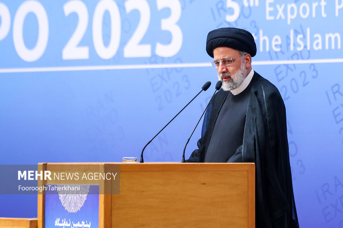 حضور رئیسی در آیین گشایش نمایشگاه ایران اکسپو