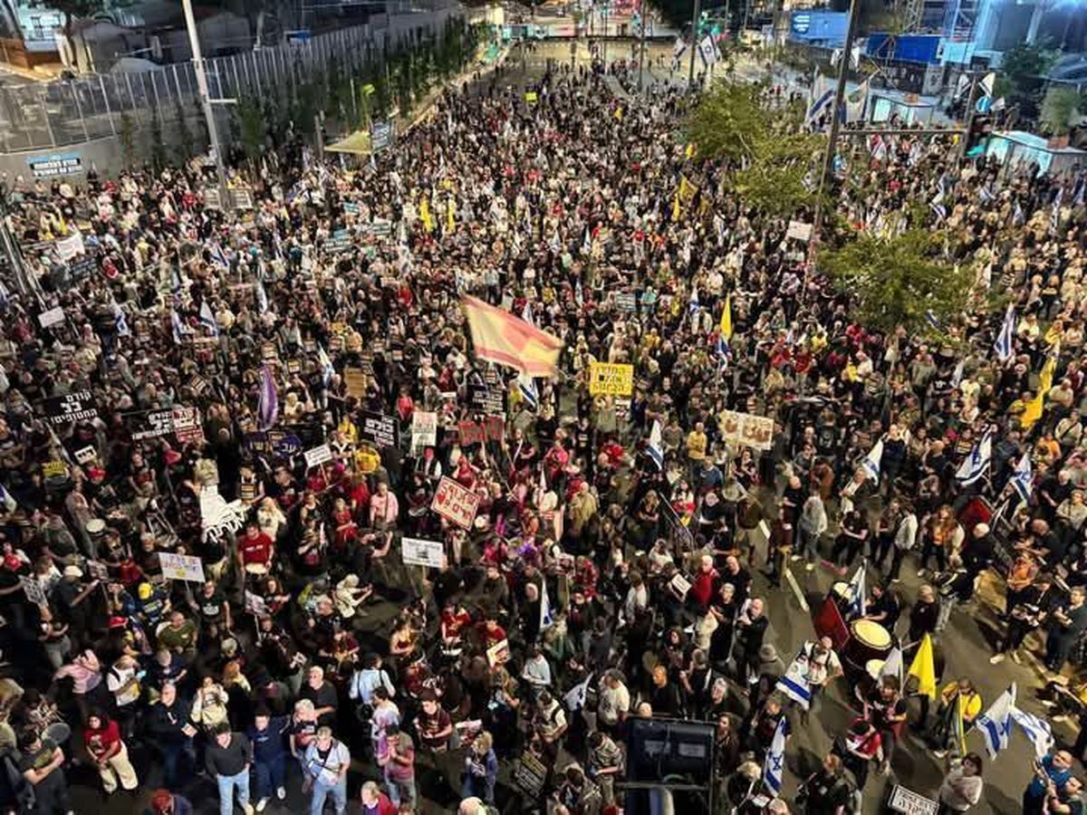 تظاهرات گسترده علیه نتانیاهو در اسرائیل