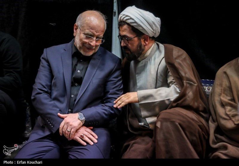 تصاویر:حضور قالیباف در مراسم ختم حسین معینی پور