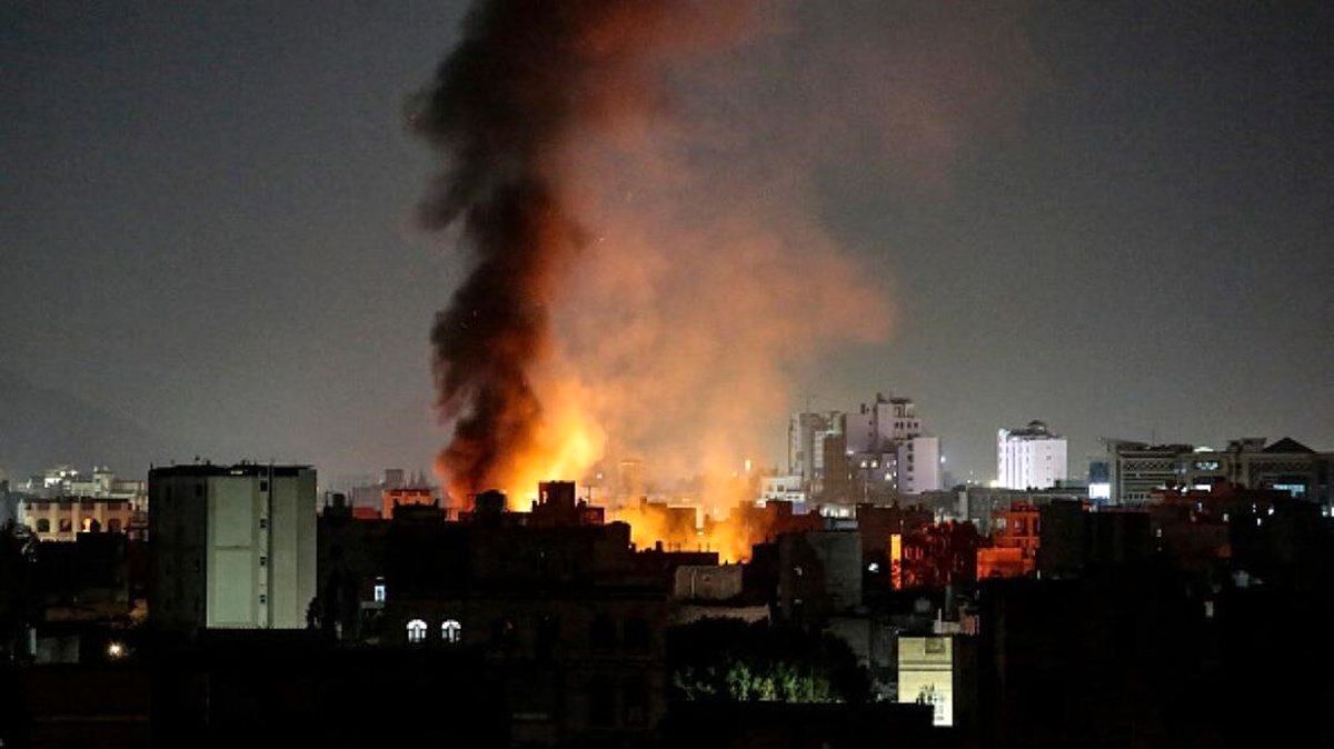 حمله جدید آمریکا و انگلیس به یمن