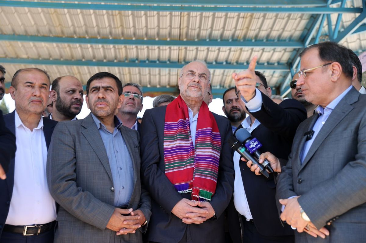 بازدید رئیس مجلس از فرودگاه کلاله