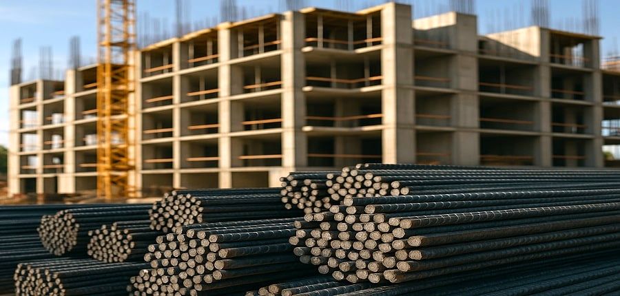 تاثیر افزایش قیمت میلگرد بر هزینه اجرای اسکلت بتنی در پروژههای مسکونی