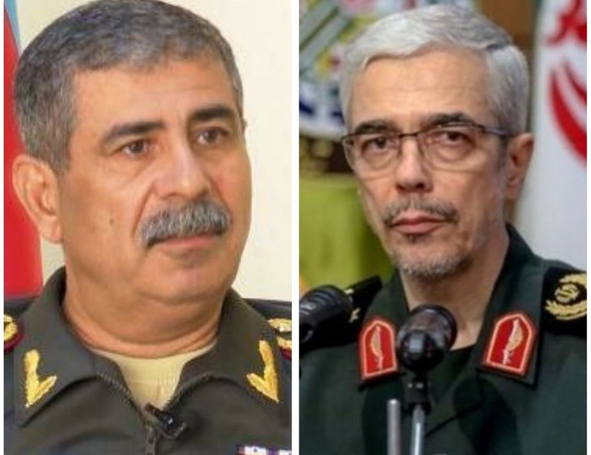 گفتوگوی سردار باقری و وزیر دفاع جمهوری آذربایجان