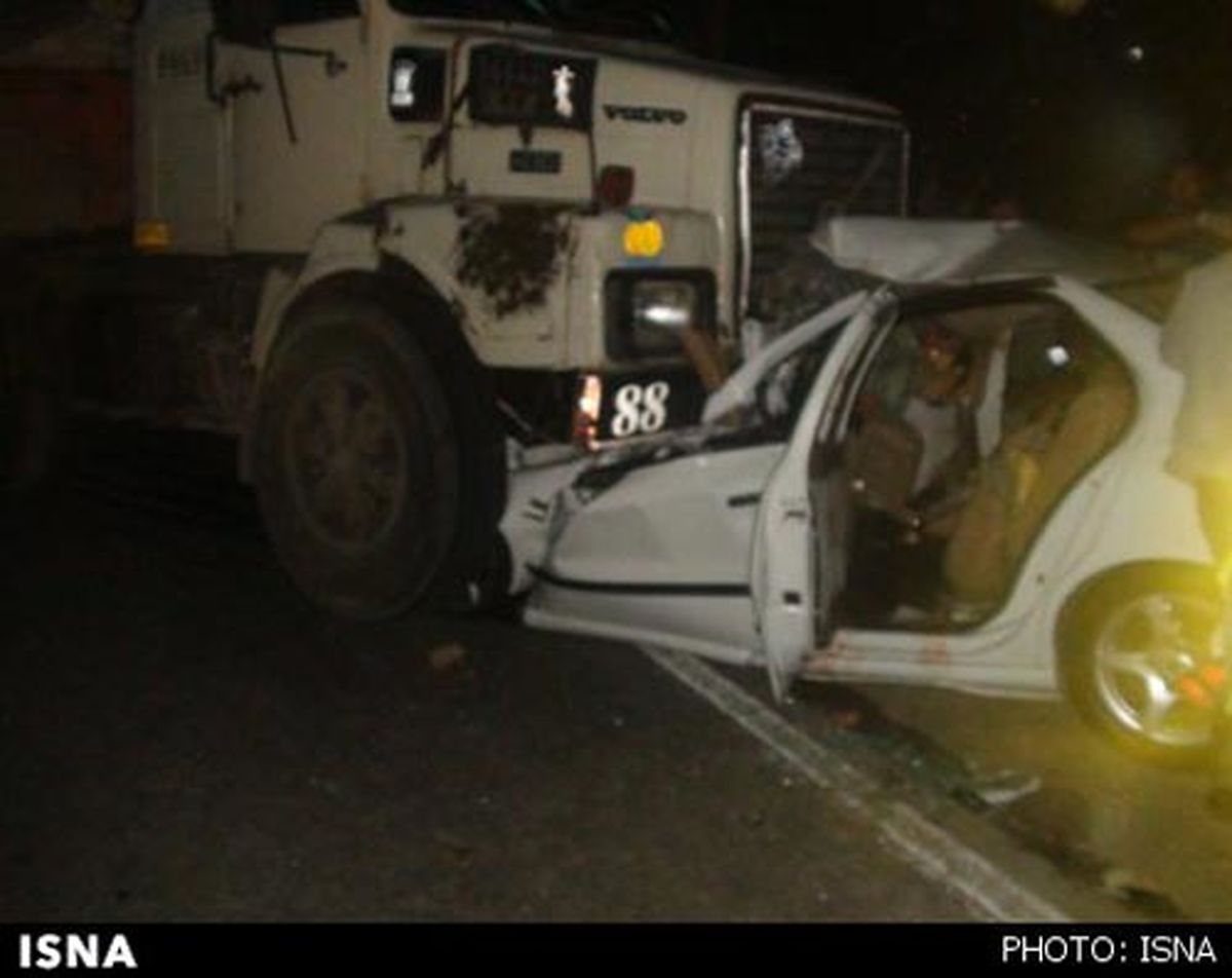 مرگ8تن درحادثه دلخراش رانندگی/عکس