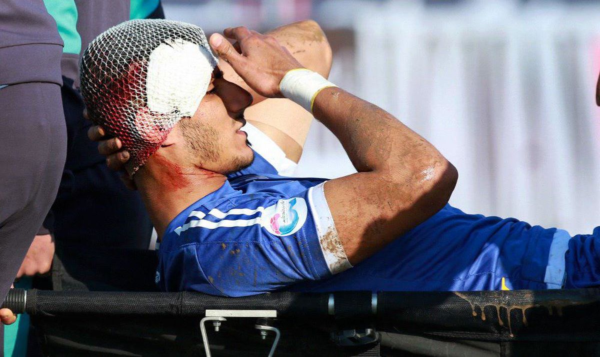 عکس: لحظه بیهوش شدن ماهینی