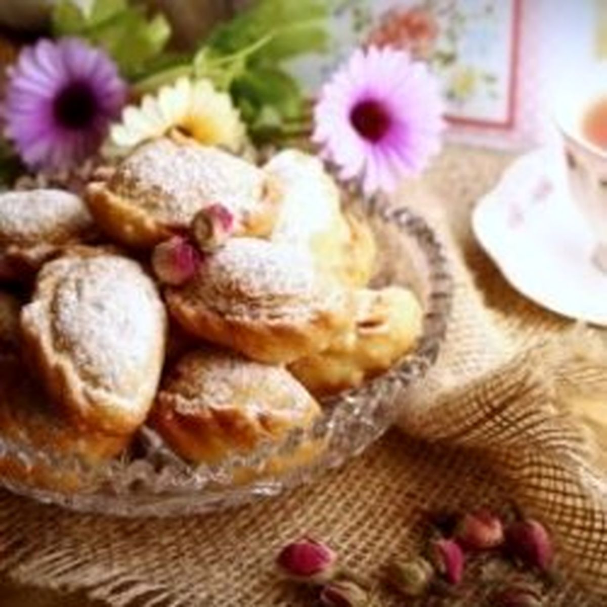 دستور پخت قطاب یزدی به صورت مرحله‌ای