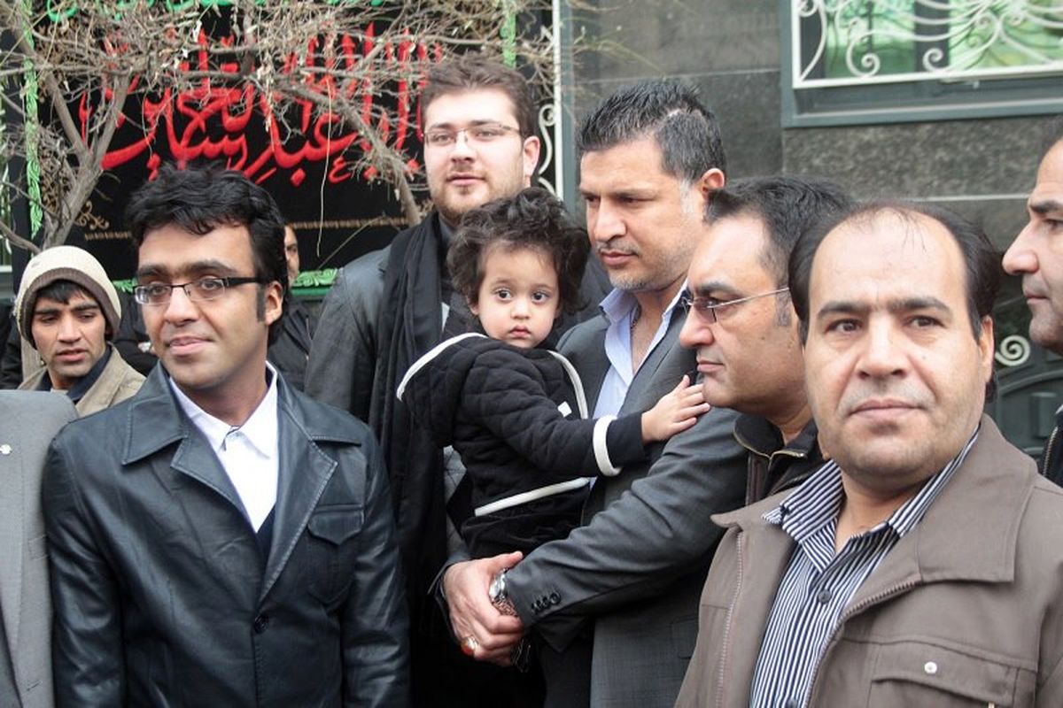 عکس/ دایی و دخترش در مراسم اربعین