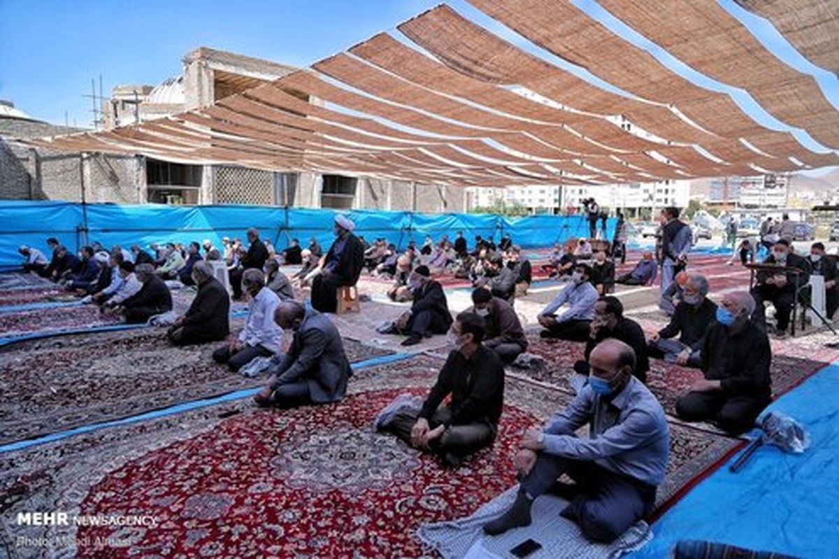 تصاویر: اقامه نخستین نماز جمعه زنجان در سال ۹۹